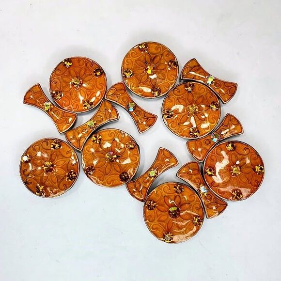 Vintage Stretch Bracelet Jewelry Making Supplies Set of 5 DIY Crafting - Picture 6 of 10